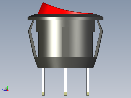 船型开关KCD(Φ20)右视缩略图