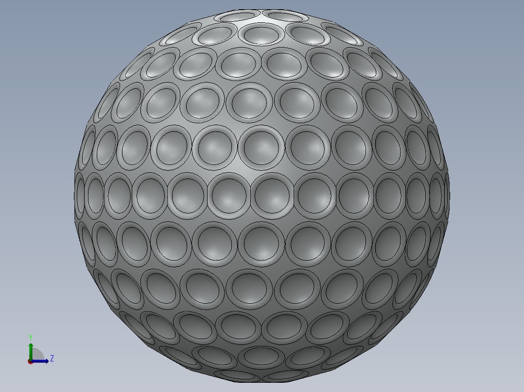 高尔夫球、高尔夫球小车、高尔夫球装备golf-ball-33 1 SW.zip左视图