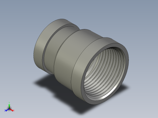 螺纹管管箍-异径有边 DN25-DN20