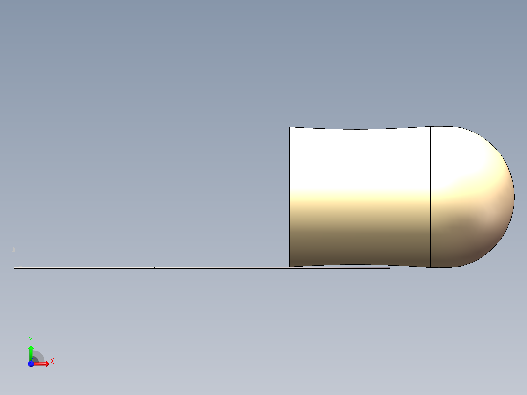 钣金包角前视图