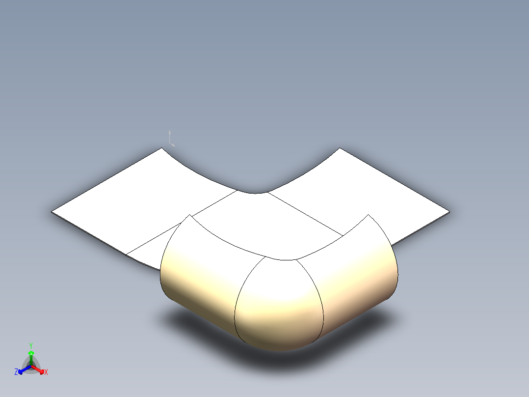 钣金包角正等轴测图