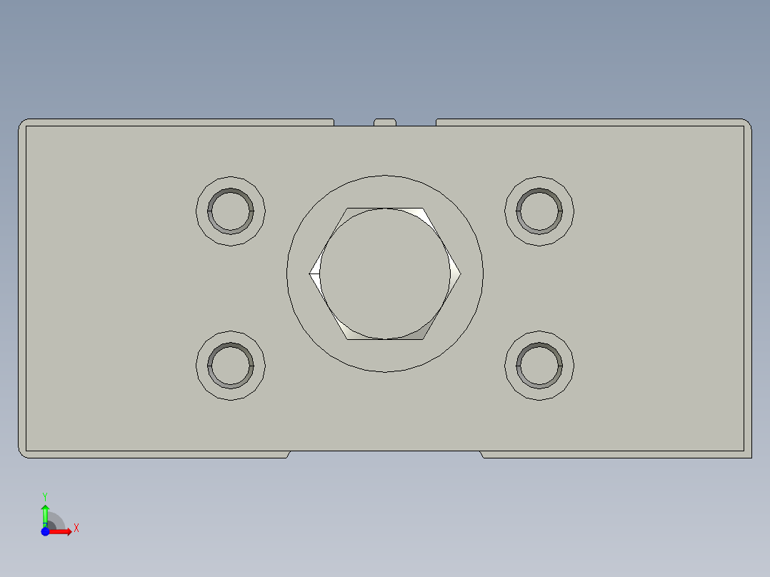 费斯托气缸170928_DFM_25_100_P_A_KF前视图