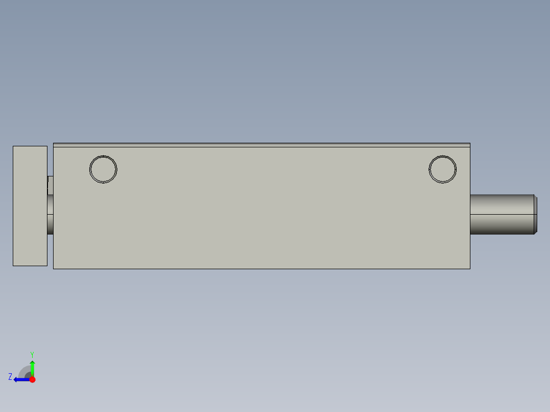 费斯托气缸170928_DFM_25_100_P_A_KF右视图