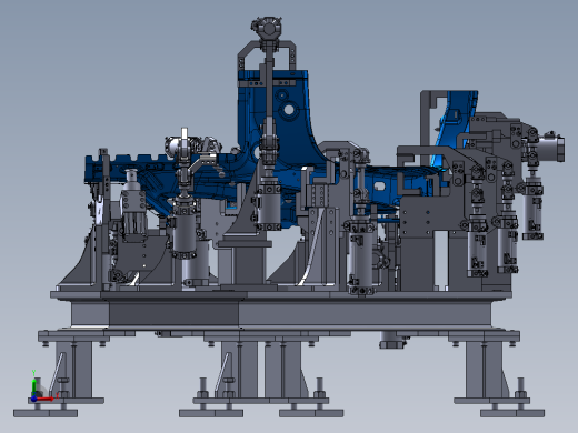 侧板焊接夹具前视缩略图