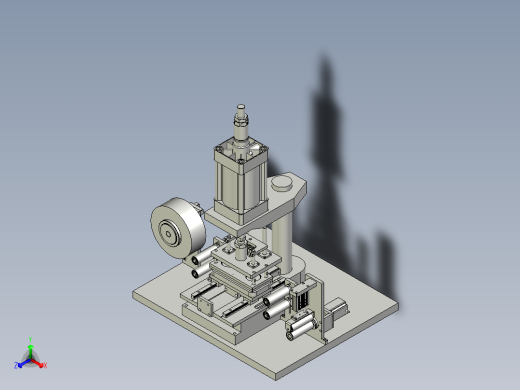 真空吸盘自动贴膜机正等轴测缩略图