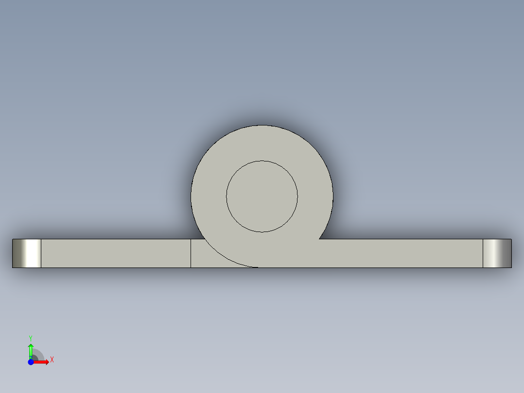 合页HGVZA-A35前视图