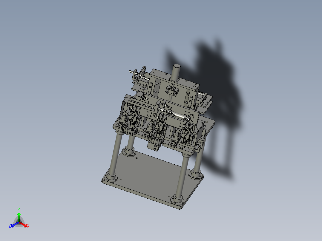 绝缘块定位预压机构