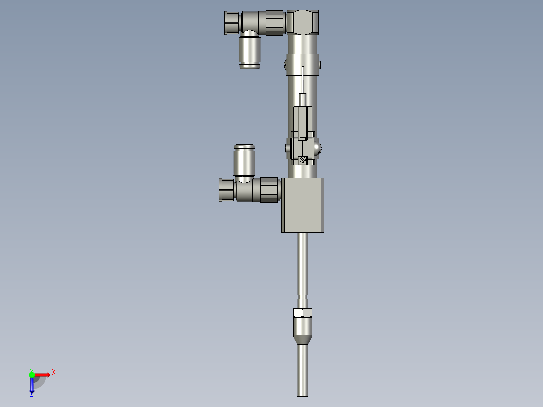 水平定位测件组件GRX俯视图