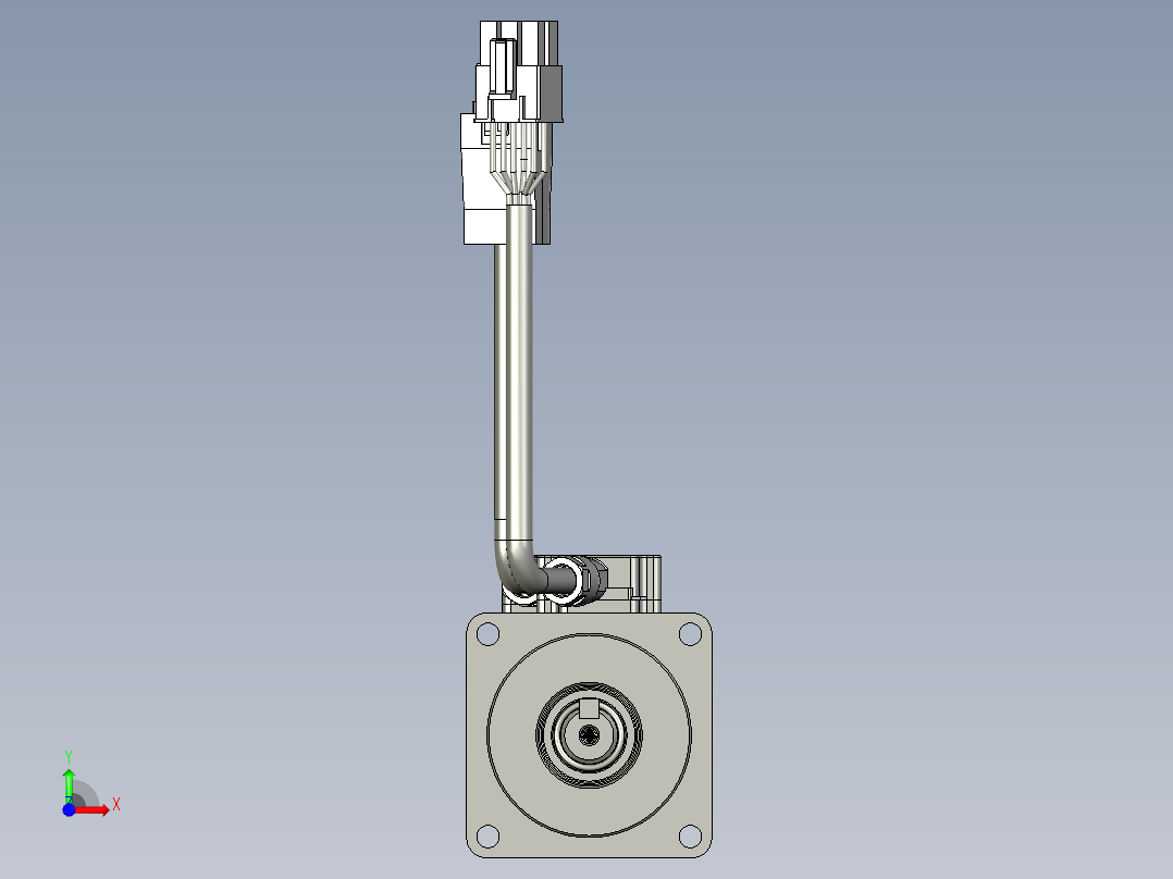 汇川_伺服电机_ms1h1-40b30cb-a331z-s_4前视图