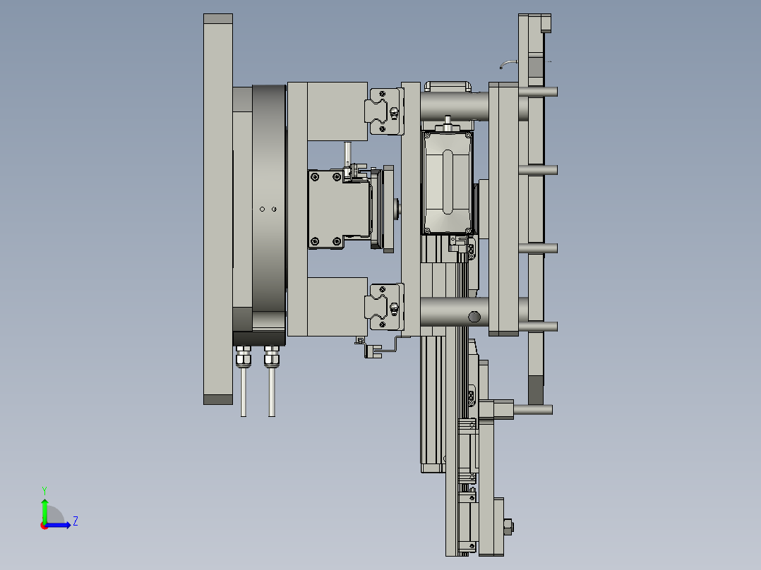 下料角度调整-4-GY191-MC左视图