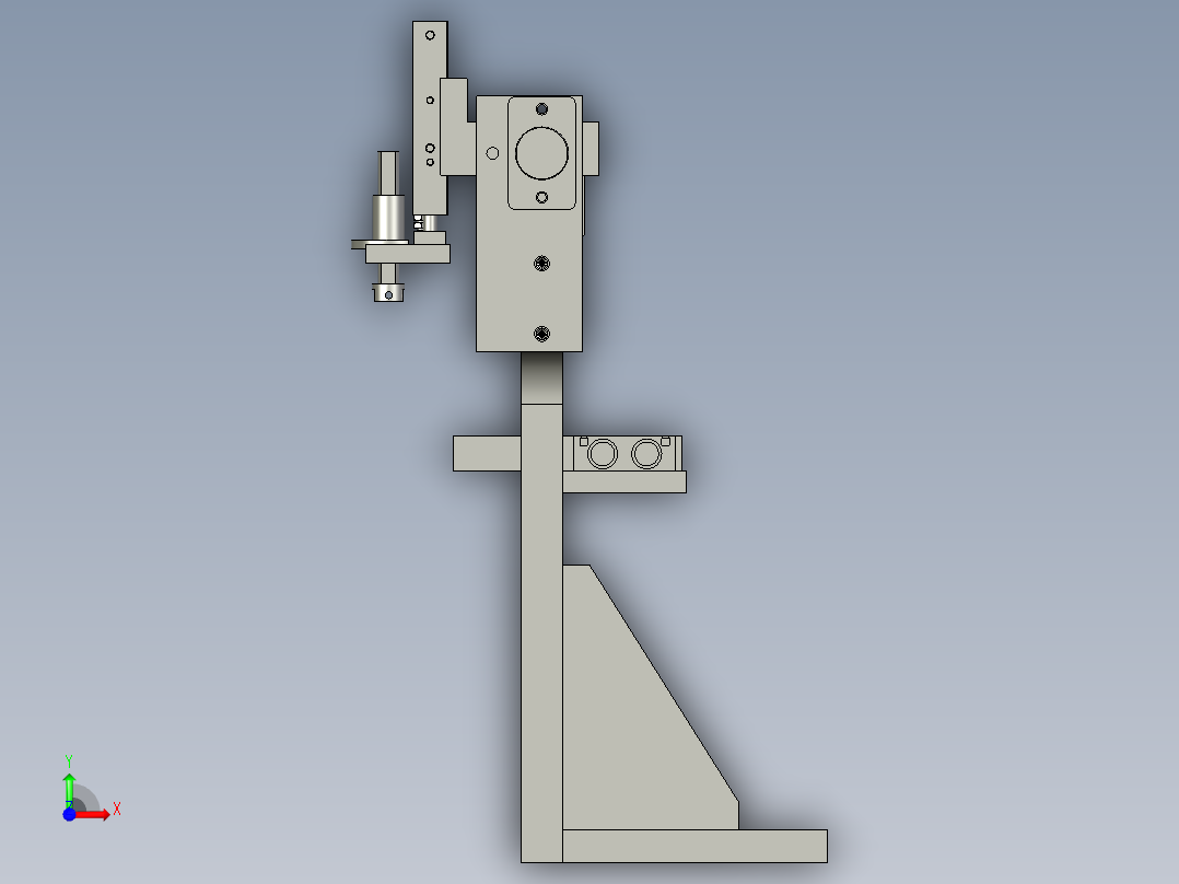 运料装配体前视图