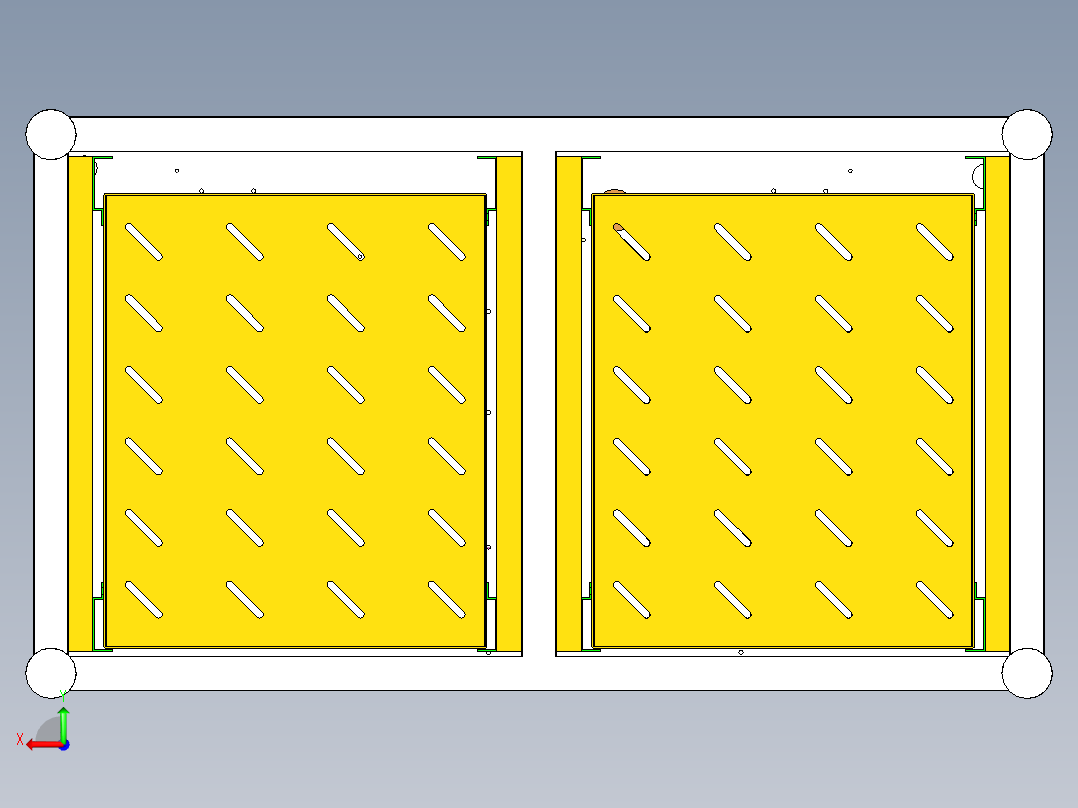 电池金属帽自动化装配设备后视图