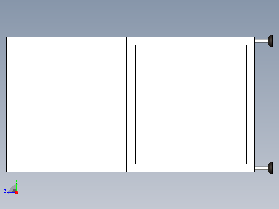 电池金属帽自动化装配设备右视图