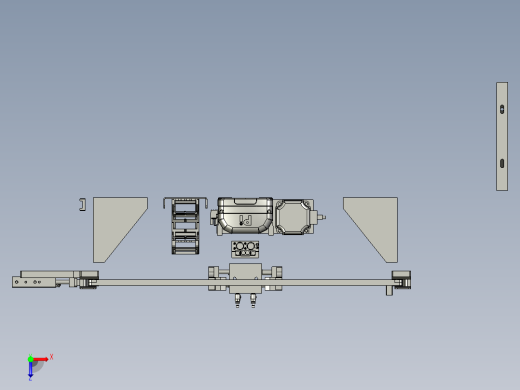 出料台装配俯视缩略图