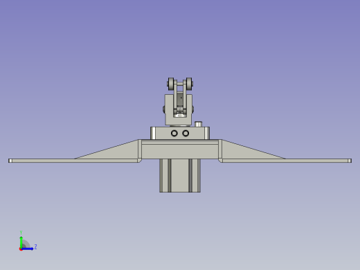 倍速链线体阻挡组件左视缩略图