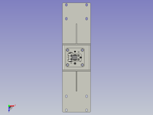 倍速链线体阻挡组件俯视缩略图