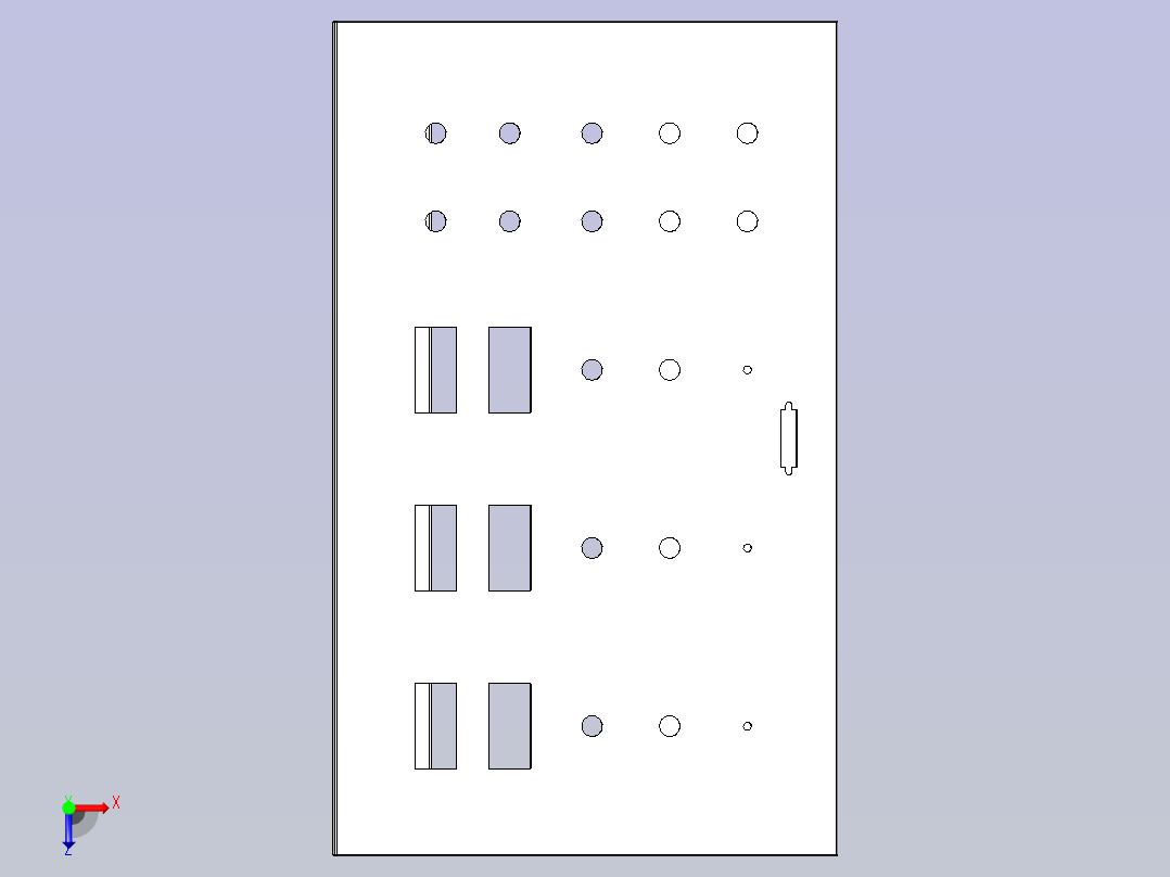 操作台900X890X550俯视图