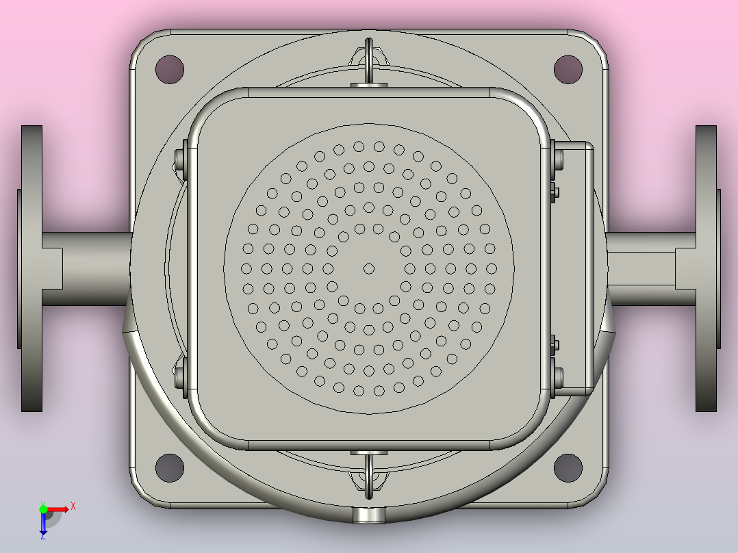 SLG32-2级立式管道泵(133-200)[SLG32-159]俯视图