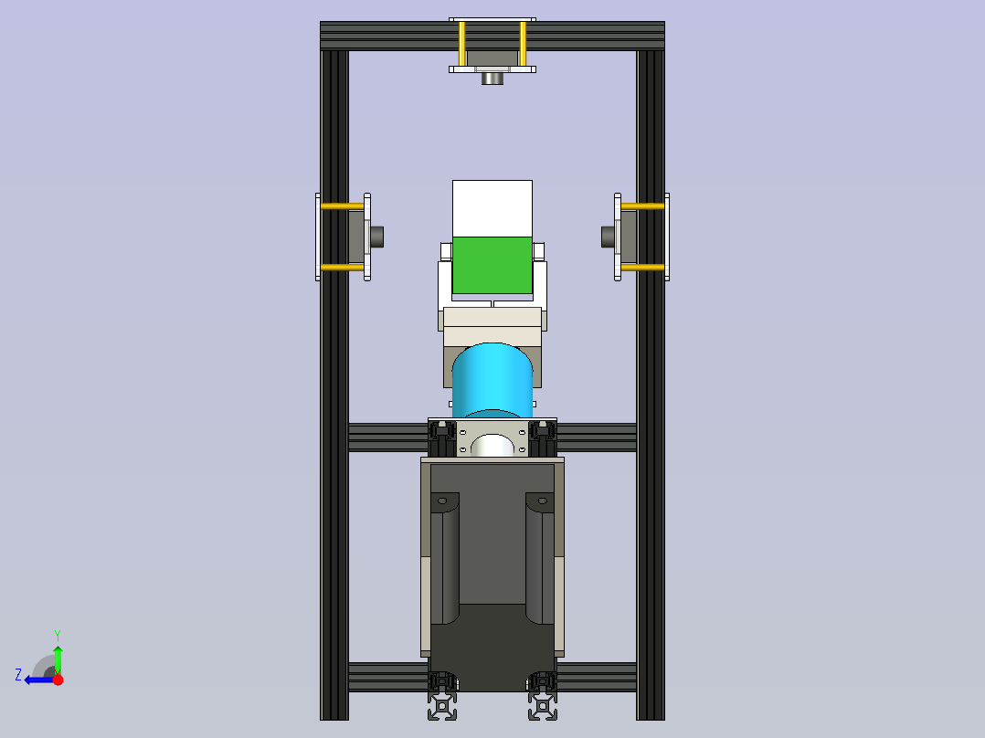 解魔方机器人右视图