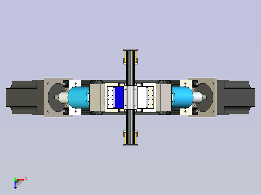 解魔方机器人俯视图