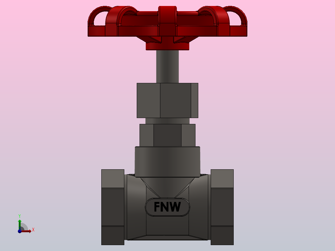 阀门、过滤器FNW-FNW17B200D前视图