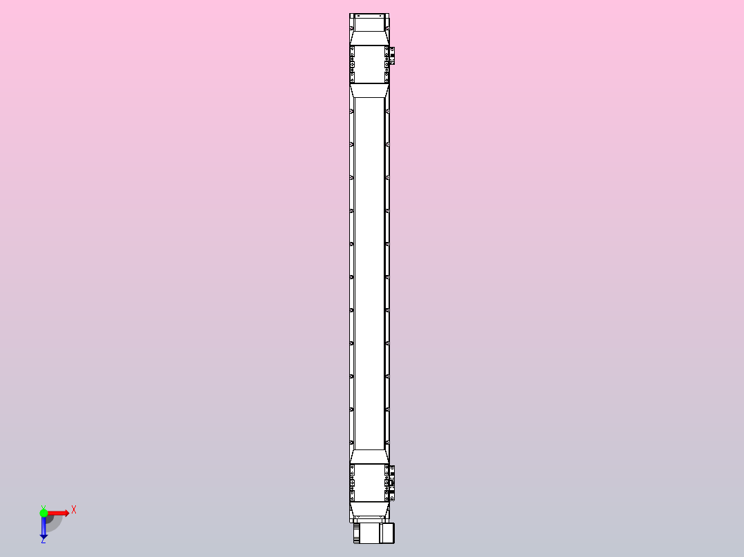 皮带直线轴双滑块型TPA-GCBS-120-P70-L525-RP-M20-N3俯视图
