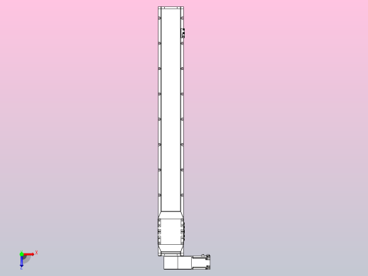 机器人皮带驱动直线轴TPA-GCB-150-P80-L1150-DL-M75-N3俯视缩略图