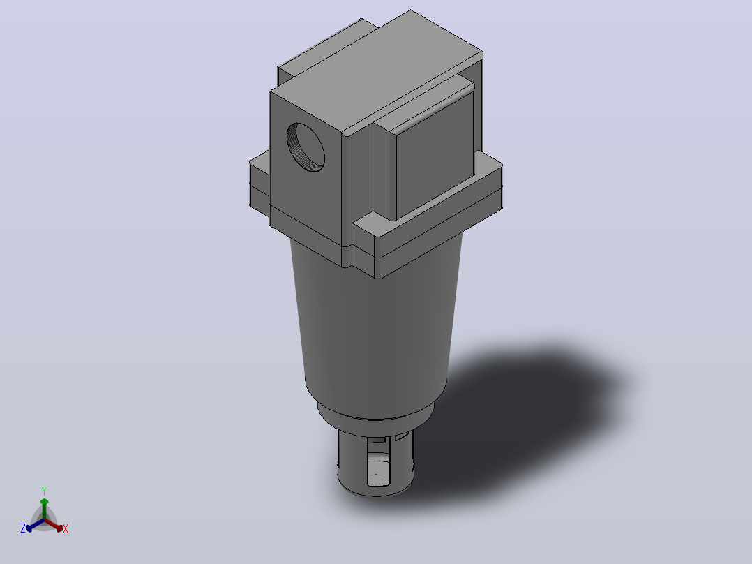 MASFB系列空气过滤器[MASFB800-12-□]主视图