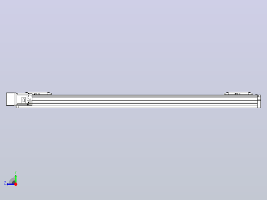 滚珠丝杠线性轴TPA-GCRS-80-1610C-L375-ML-M20-N3右视缩略图