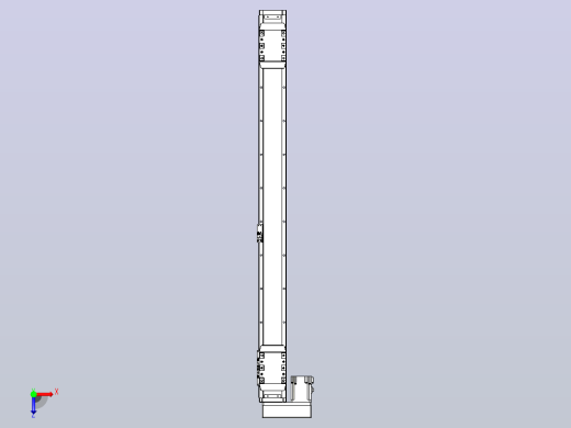滚珠丝杠线性轴TPA-GCRS-80-1610C-L375-ML-M20-N3俯视缩略图