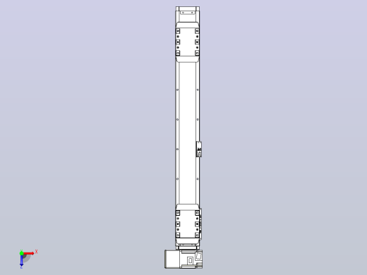 皮带直线轴双滑块型TPA-GCBS-80-P60-L225-LU-M20-N3俯视缩略图