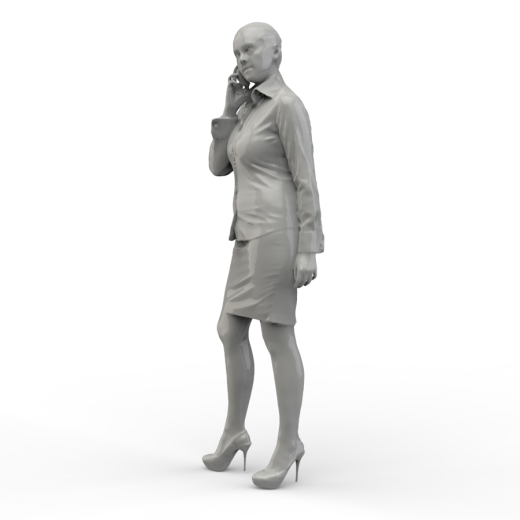 电话中的女人缩略图