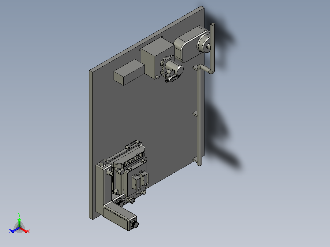 基于CATIA V5的赛车线束设计主视图