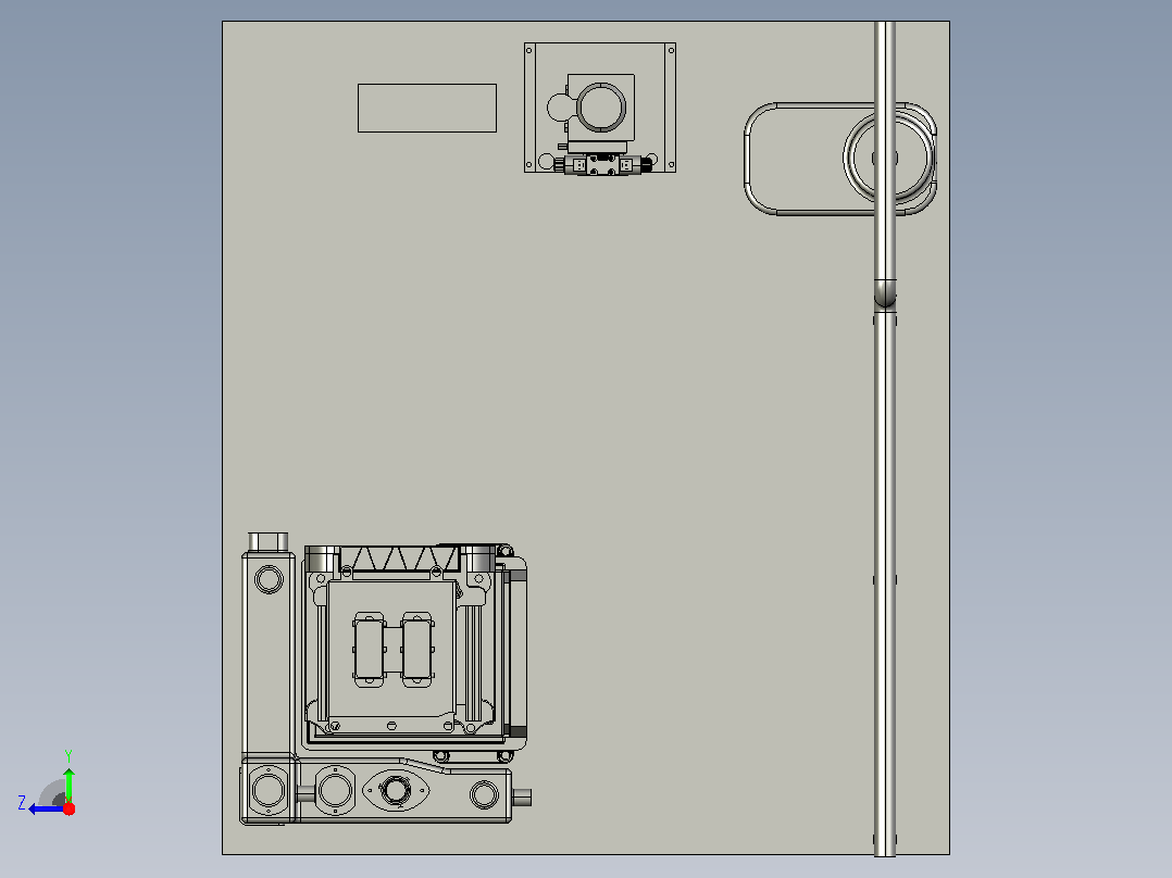 基于CATIA V5的赛车线束设计右视图