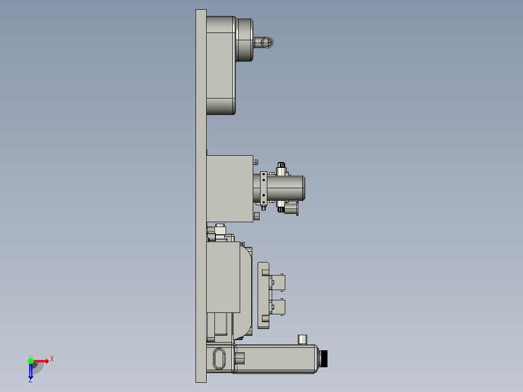 基于CATIA V5的赛车线束设计俯视图