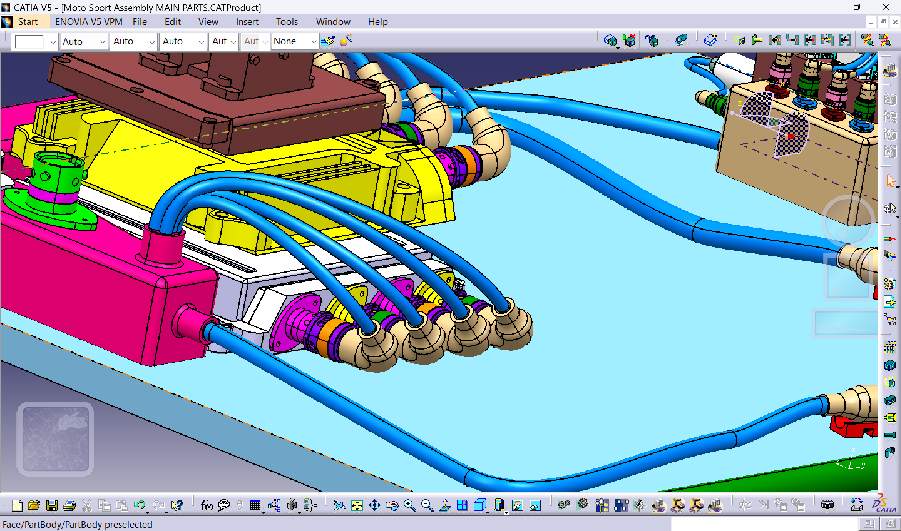 基于CATIA V5的赛车线束设计