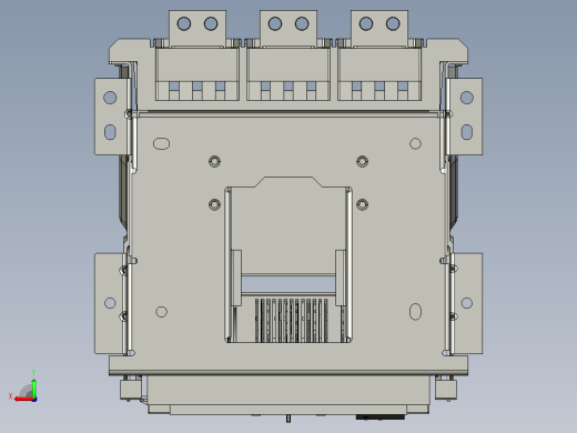 NA1-2000X-800～1600 3P抽屉万能式断路器三维模型202202后视缩略图
