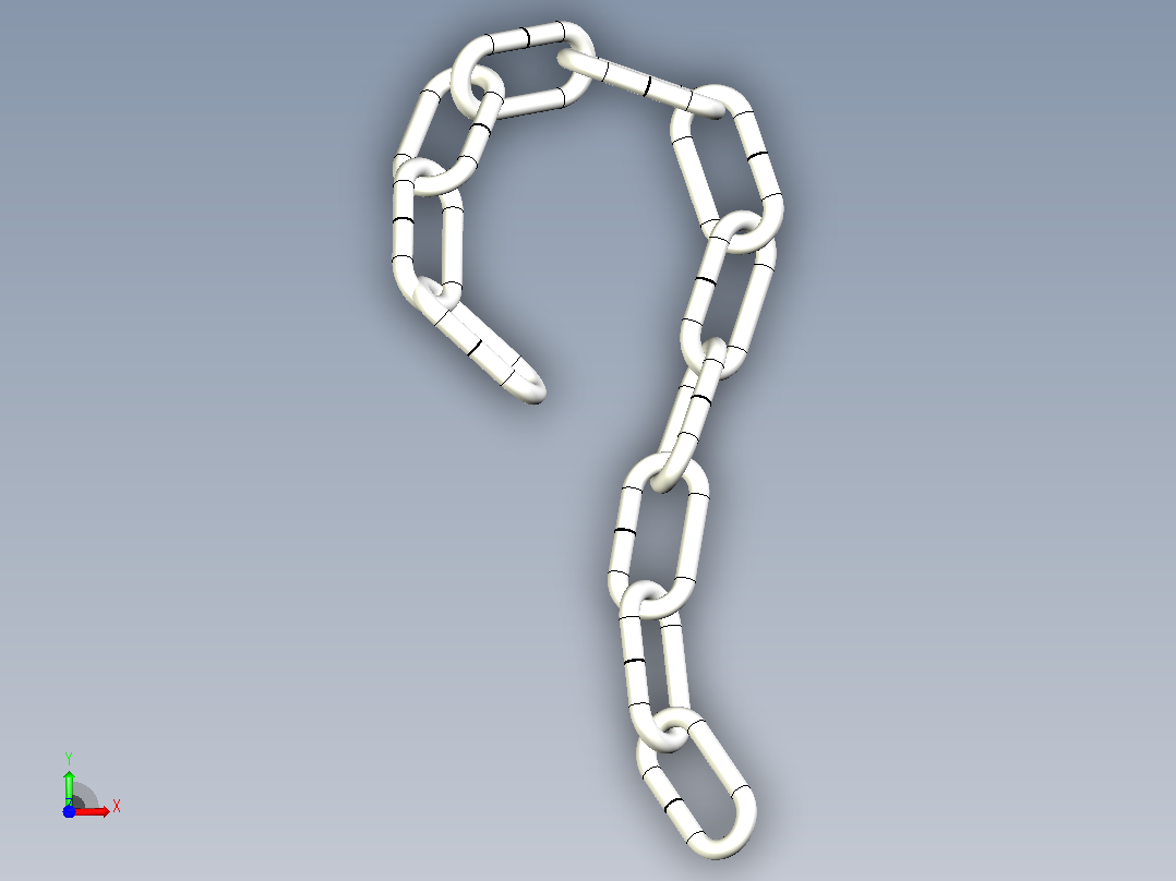 链子前视图