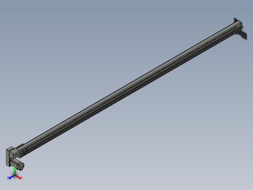 皮带直线轴半封闭可选导轨TPA-HNB-65S-90-L2550-LP-Y-P10-N3主视缩略图