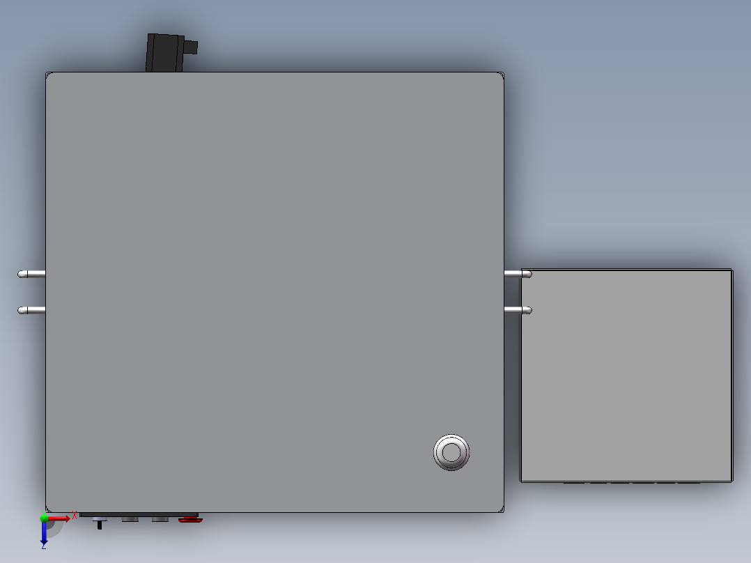 手机电池测试生产线俯视图