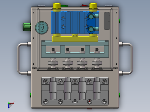 气动冲压治具俯视缩略图