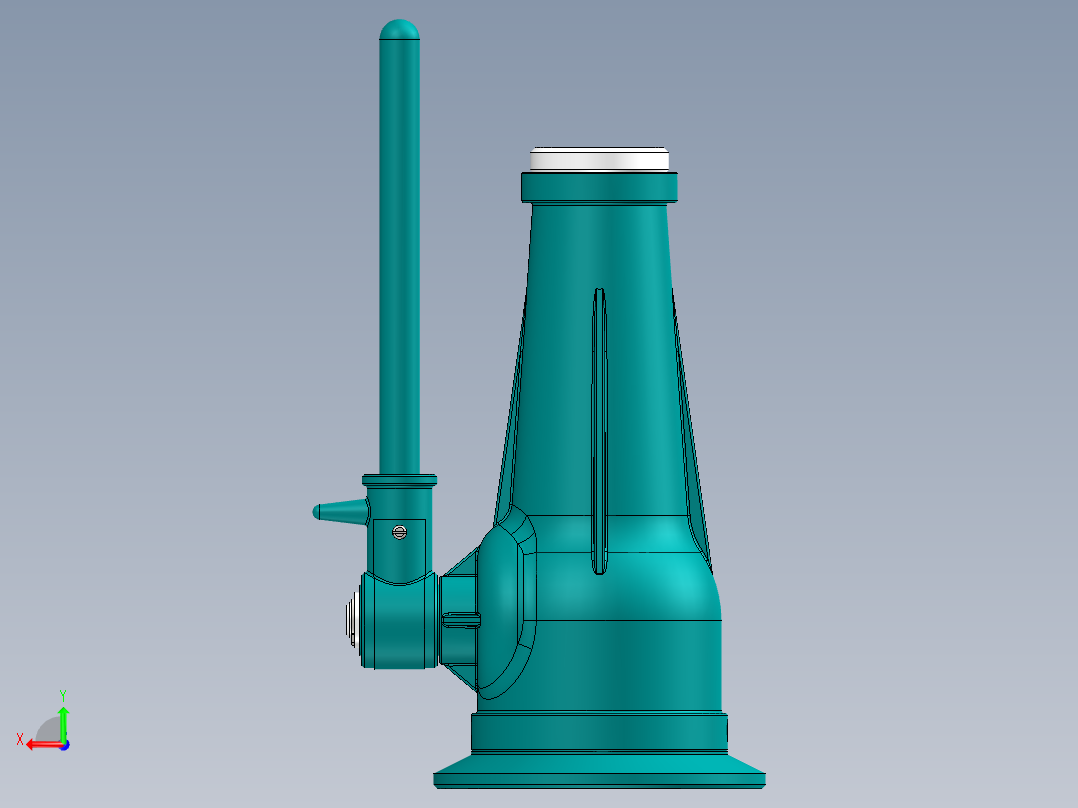 螺旋千斤顶后视图