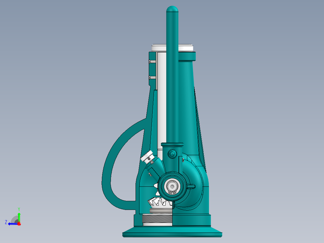 螺旋千斤顶右视图