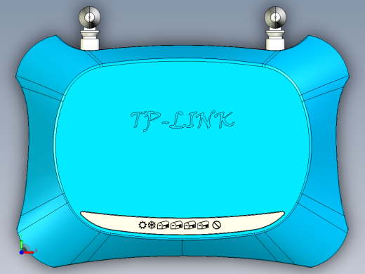 无线路由器前视缩略图