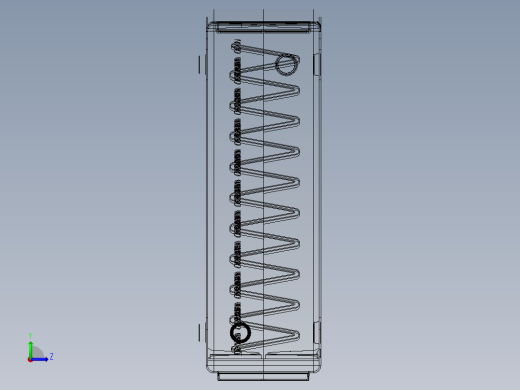 solidworks 水能发电机左视缩略图