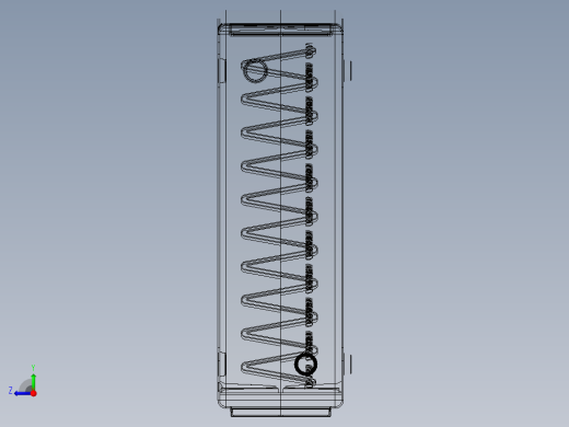 solidworks 水能发电机右视缩略图
