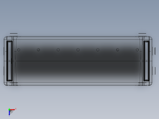 solidworks 水能发电机俯视缩略图