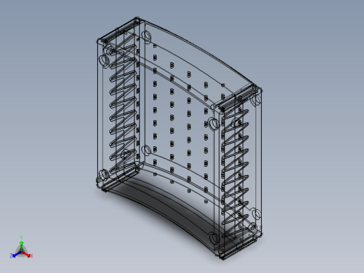 solidworks 水能发电机正等轴测缩略图