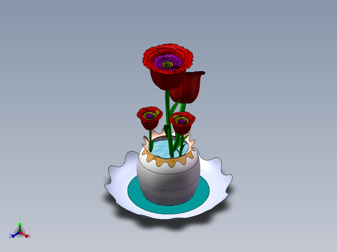 花藤1正等轴测图