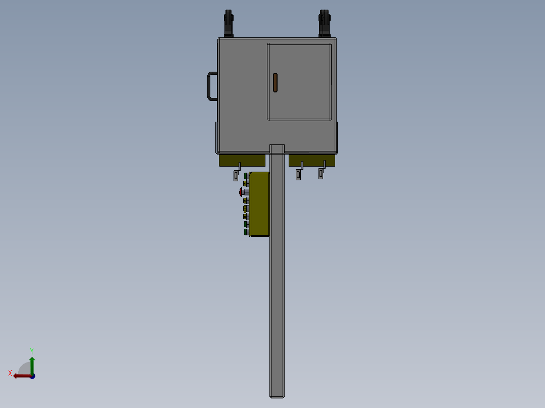 打包捆扎机后视图